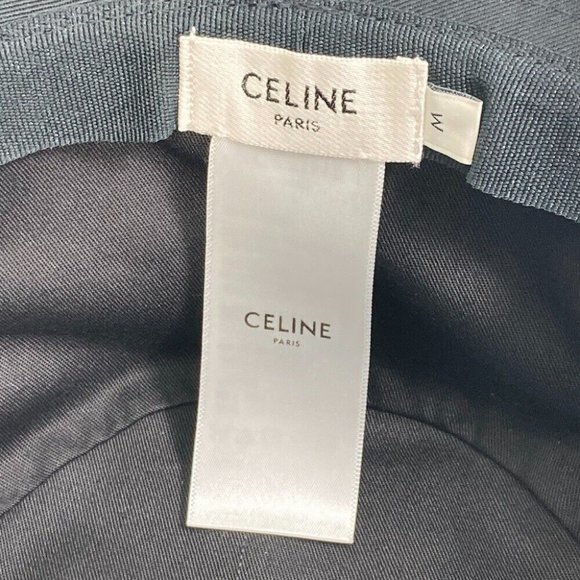 CELINE 2AUO1968P Embroidered gradient sequin hat Bucket hat Black main image 11